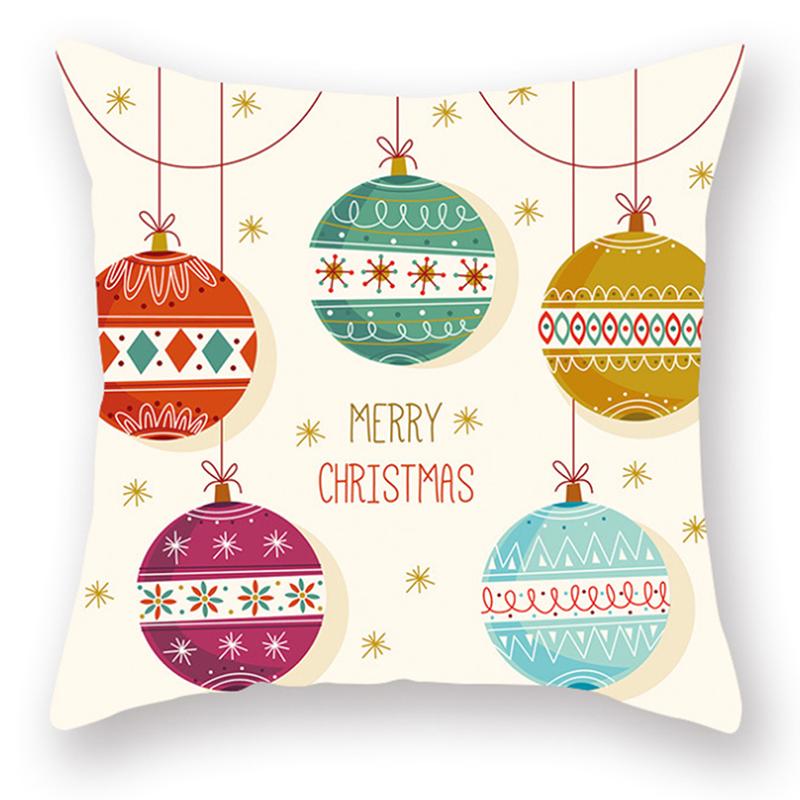 Изображение товара: Рождественская подушка крышка дома Rooom декоративные подушки для дивана, кресла наволочка рождественское Наволочка бросьте Наволочки Подушки