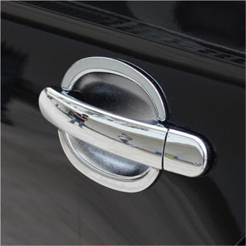 Изображение товара: Хромированная накладка на дверную ручку для Volkswagen PASSAT B5 Golf MK4 POLO ABS, защитное покрытие на дверную ручку, отделка, Стайлинг автомобиля