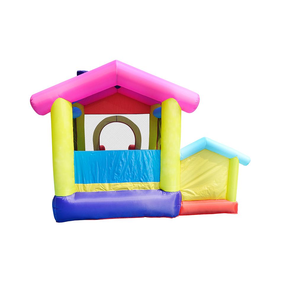 Изображение товара: Надувной маленький прыгающий замок, прыгающий домик, джампер, домашний парк для детей, забавная вечерние игровая площадка, батут, игра