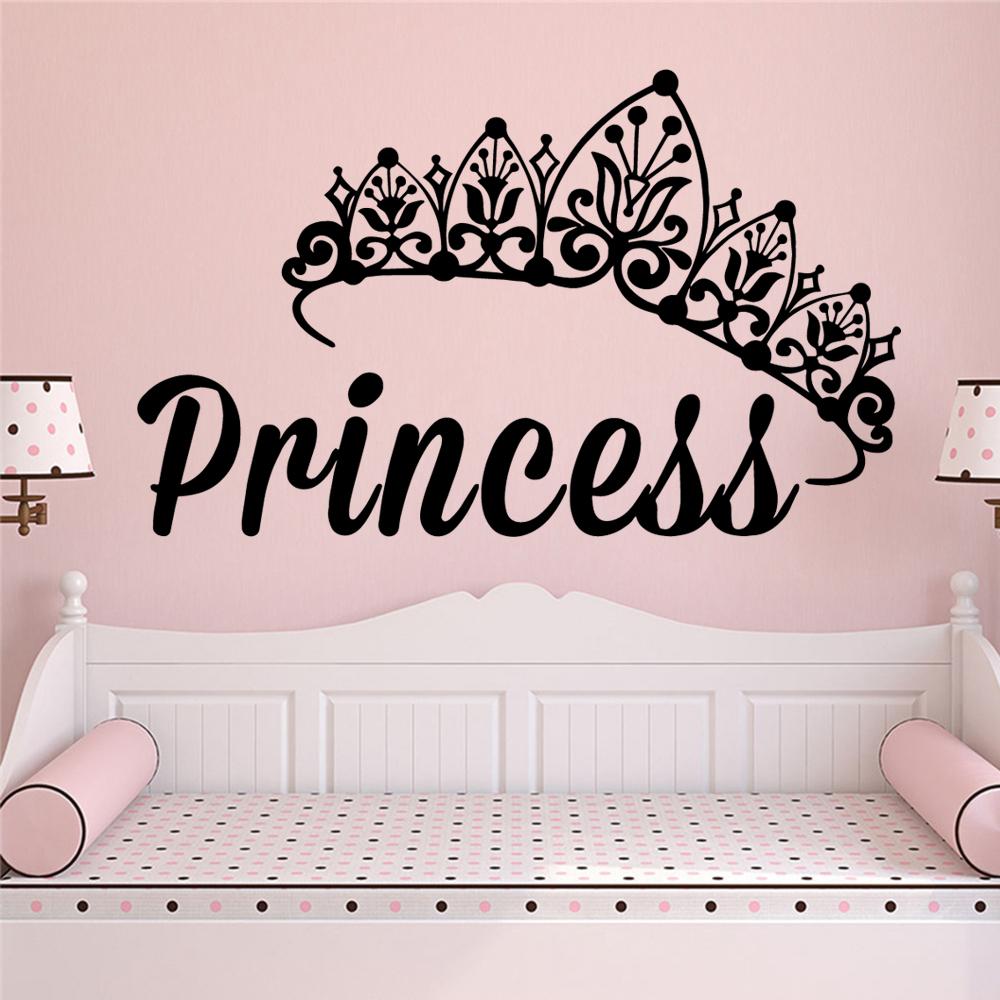 Изображение товара: Diy принцесса домашний Декор наклейки на стену для детской комнаты украшение на стену художественная наклейка фрески виниловые наклейки adesivi murali