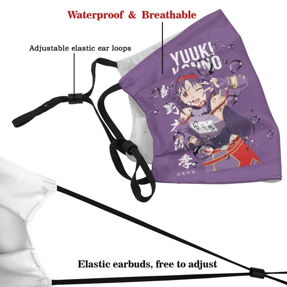 Изображение товара: Маска для лица Yuuki Sword Art Online, для взрослых и детей, смываемая, с фильтром