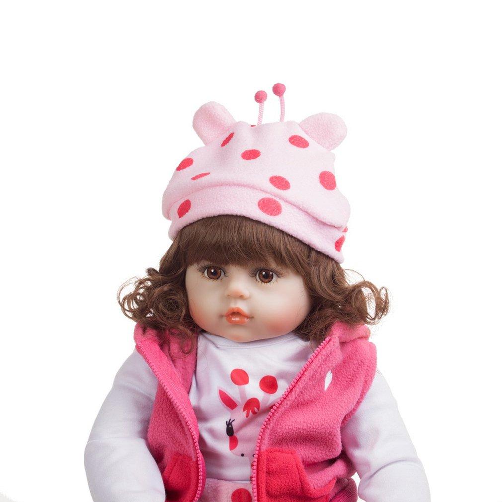 Изображение товара: Кукла реборн силиконовая для детей, изысканная виниловая Кукла-младенец, Реалистичная принцесса, подарок на день рождения, 48 см