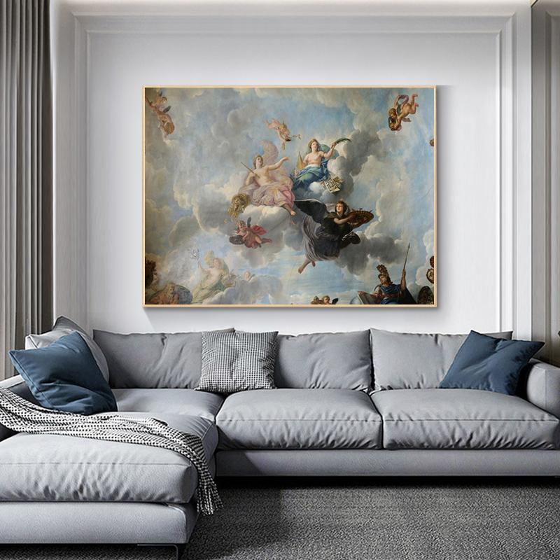 Изображение товара: Известная картина фигура Королевского великолепия картина маслом на холсте плакаты и принты настенные художественные картины для гостиной