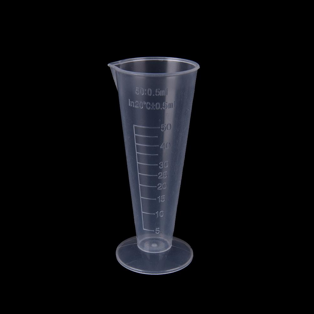 Изображение товара: Мерный стакан, 50 мл/100 мл, пластиковый, треугольный, мерный, со шкалой, кухонный, инструменты бармена