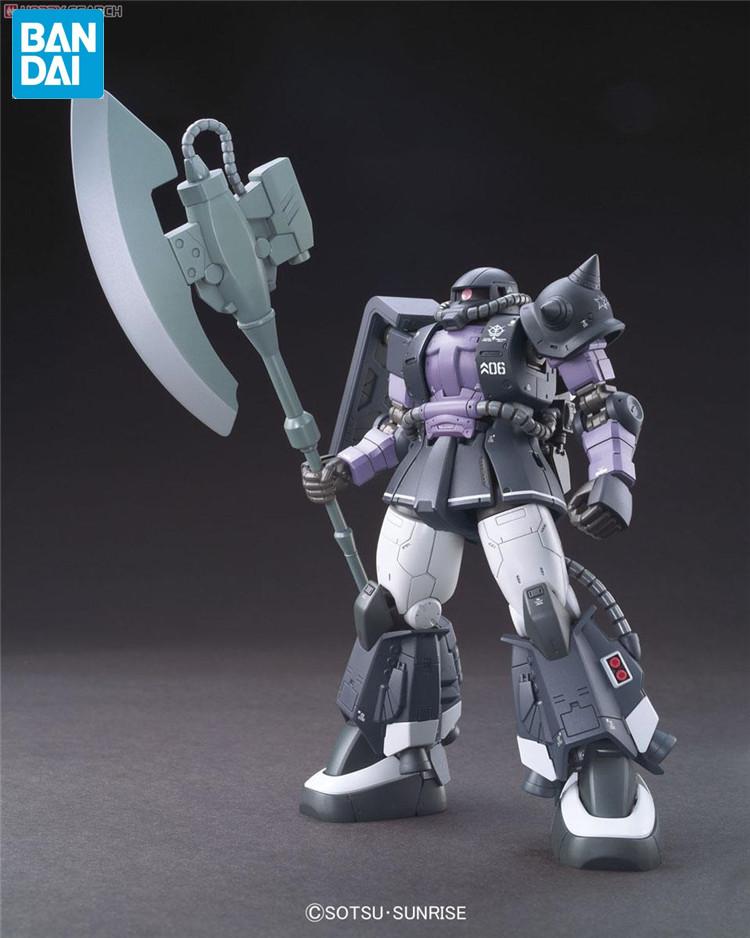 Изображение товара: Экшн-фигурки BANDAI GUNDAM 1/144 GTO MS-06R-1A ZAKU II, высокомобильная модель Gundam, детский Собранный робот, аниме игрушки