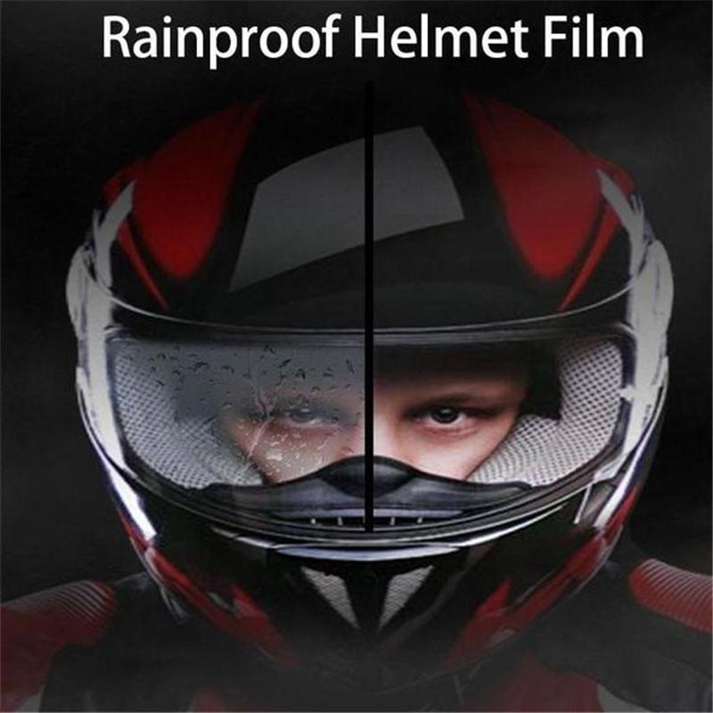 Изображение товара: Непромокаемая противотуманная пленка нашивка на шлем для мотоциклов нашивка на шлем, Защитная пленка для велосипедного шлема, стайлинга автомобилей