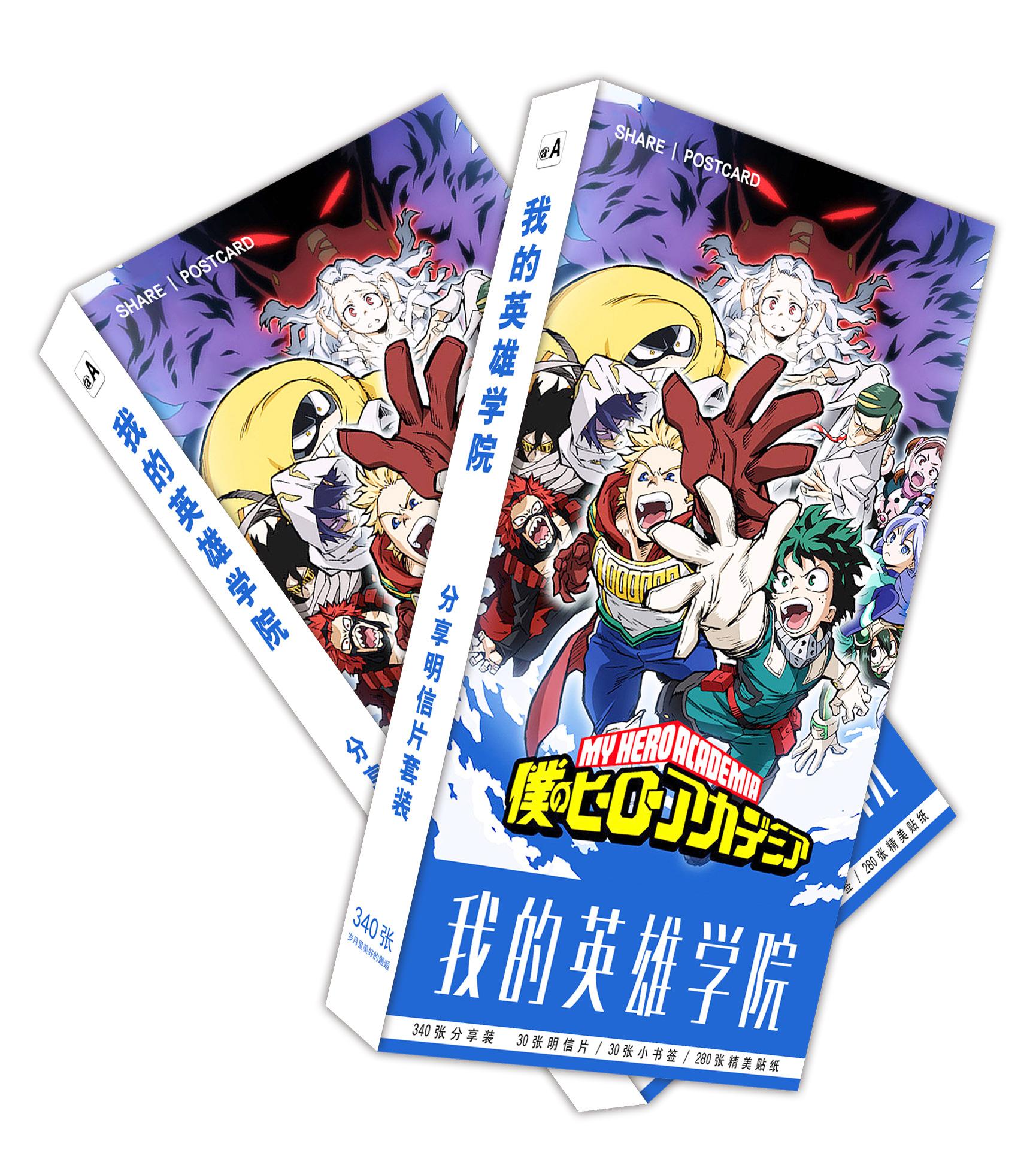 Изображение товара: Почтовые открытки Todoroki Shoto Deku, почтовые открытки с японским аниме «боку», «Моя геройская Академия», канцелярские принадлежности, Подарочная бутафория