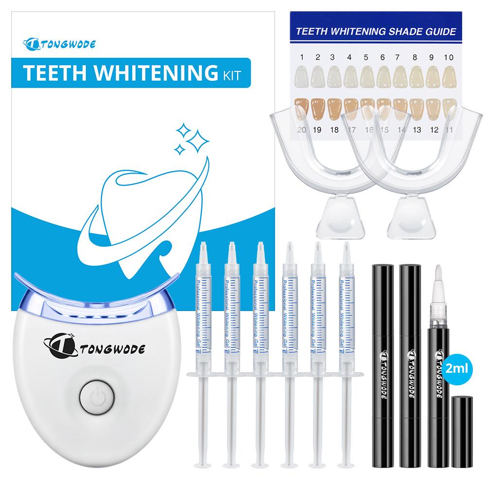 Изображение товара: Набор для отбеливания зубов пероксидом, гелевая ручка для отбеливания зубов, ускоритель зубов, светильник, гигиена полости рта, оборудование для ухода за зубами