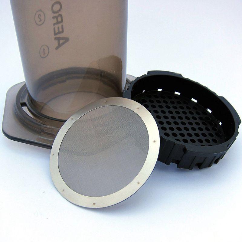 Изображение товара: 2 кофе металлический фильтр-многоразовый фильтр из нержавеющей стали для аэрапресса кофеварка