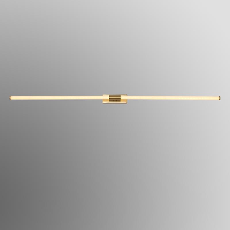 Изображение товара: Современное зеркало светодиодное освещение зеркала в ванной золото туалетный столик в спальню лампа Входное зеркало для Холла освещение 360 градусов свет