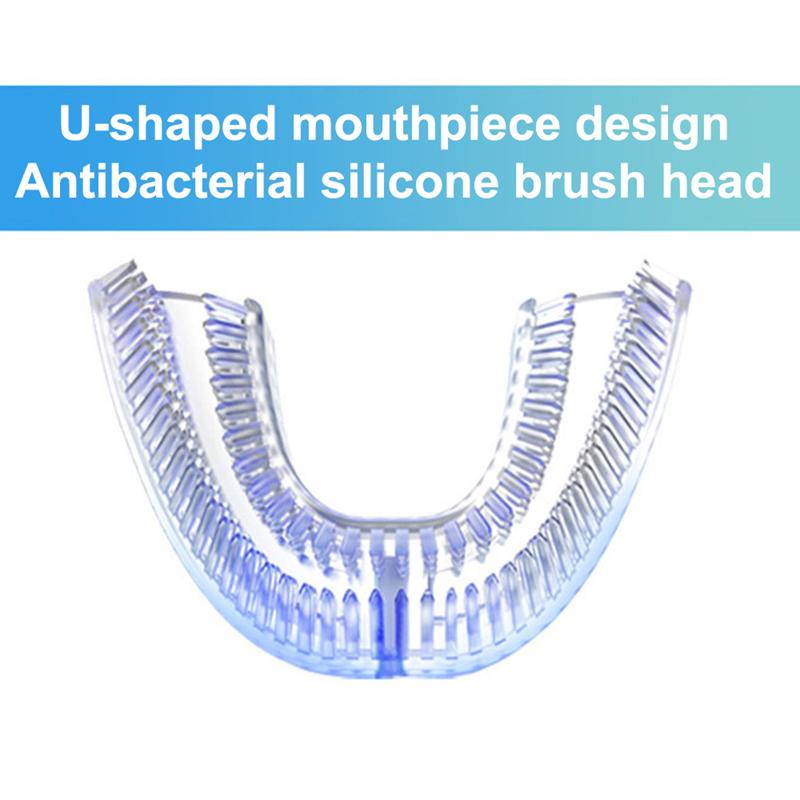 Изображение товара: 360 u-образная сменная щетка Умная автоматическая ультразвуковая зубная щетка сменная силиконовая головка