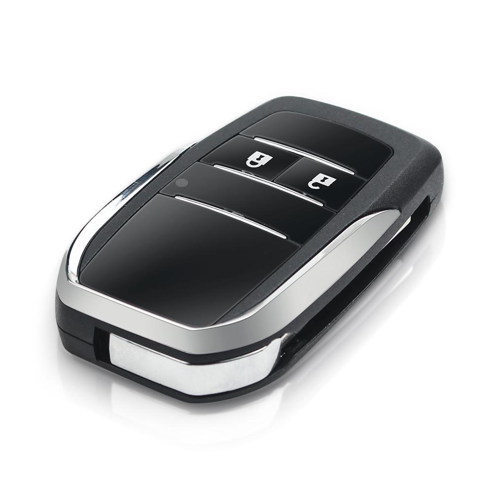 Изображение товара: KEYYOU 10x For Toyota Reiz Camry Rav4 Yaris Corolla 4Runner Avlon Modified Flip Key Case 2/3/4 Buttons Car Remote Key Shell
