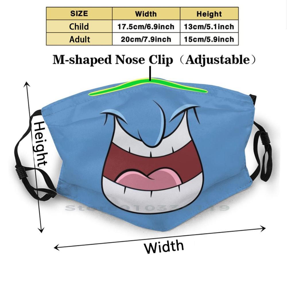 Изображение товара: Волшебная смешная моющаяся маска для лица для взрослых и детей с фильтром