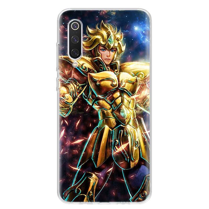 Изображение товара: Аниме Чехол Saint Seiya, чехол для телефона Xiaomi Redmi Note 10, 10S, 9, 9S, 8, 8T, 11 Pro, 7, 6, 5A, 9A, 9T, 9C, 7A, 8A, мягкий чехол