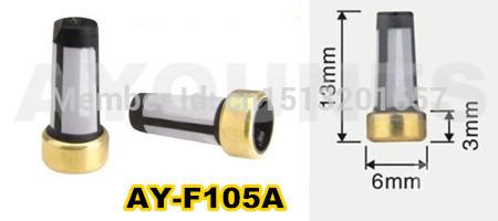 Изображение товара: Оптовая продажа 50 единиц топливный инжектор фильтр 13*6*3 мм Высокое качество для daewoo и toyota замена автомобилей (AY-F105A)