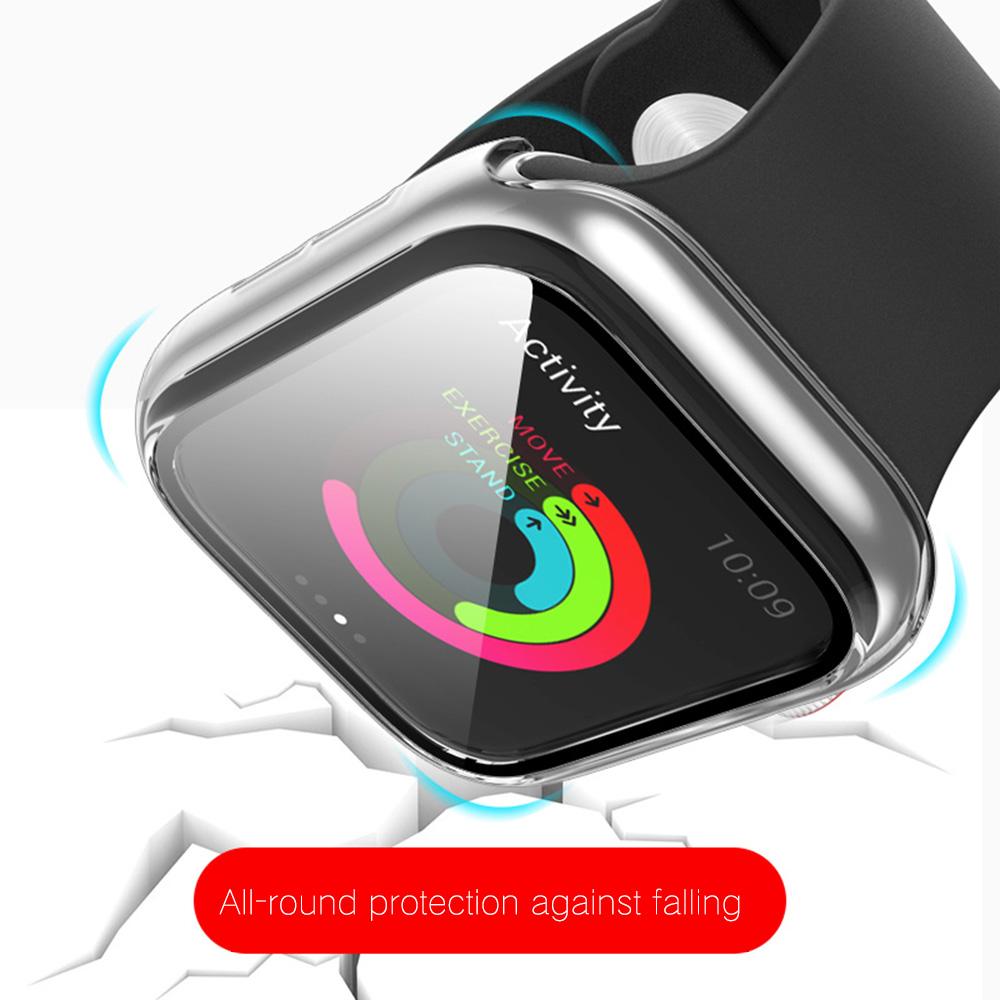 Изображение товара: Чехол из закаленного стекла для смарт-часов Apple iwatch 4 5 6 поколения, защита экрана общего назначения для iwatch 6 iwatch 5 44 мм 40 мм