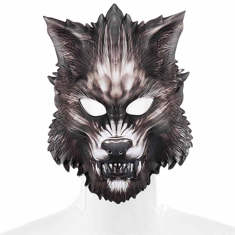 Изображение товара: Космаст Хэллоуин Карнавал Вечеринка Маскарад EVA половина лица животное Волчья маска Маскарадная маска