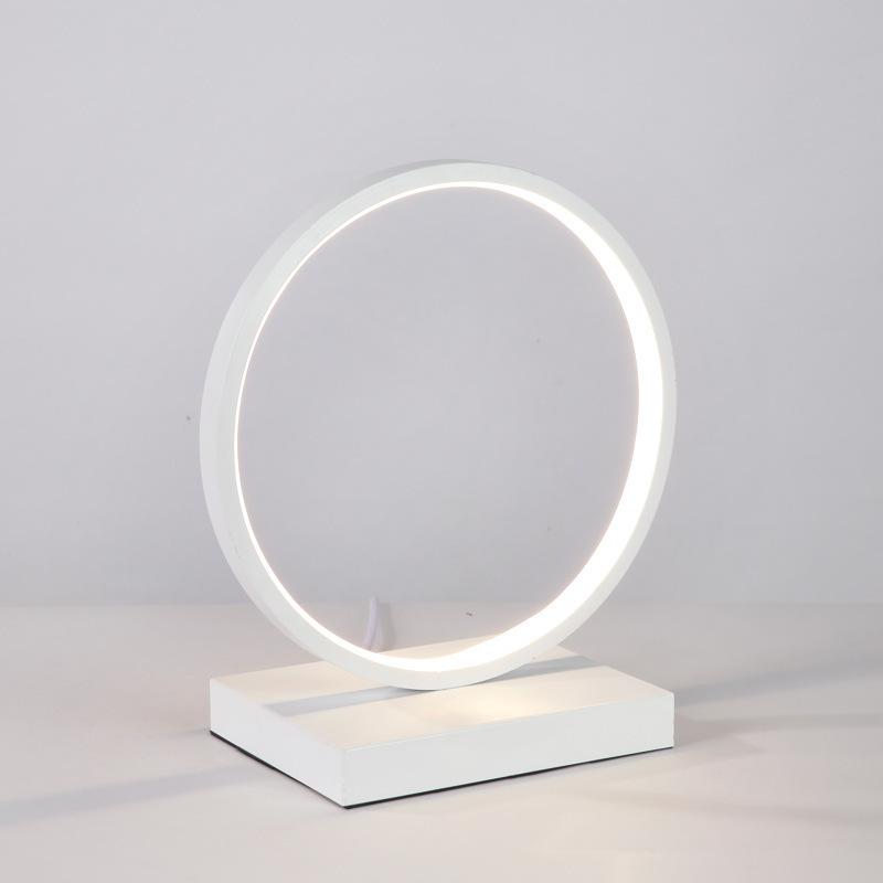 Изображение товара: Лампа в стиле пост-лаконичного оригинальности, лампа для гостиной с умным затемнением, алюминиевая прикроватная лампа, декоративная настольная лампа для спальни