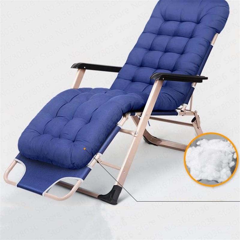 Изображение товара: Складной стул обеденный перерыв Nap спинка кровати ленивый стул Одежда для дома, пляжа для отдыха Многофункциональный Портативный раскладная кровать Tumbona Plegable