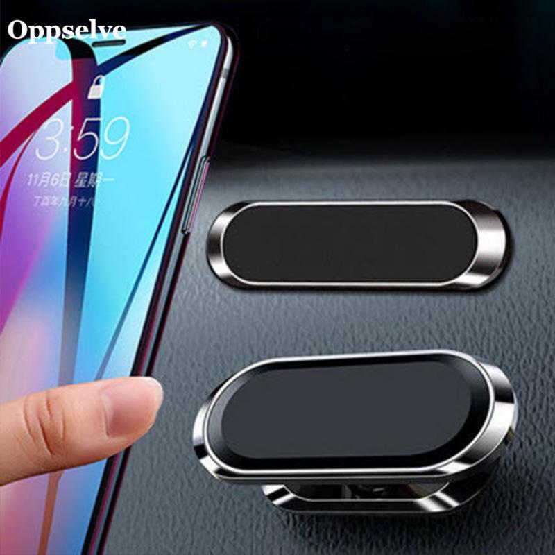Изображение товара: Магнитный металлический Автомобильный держатель для телефона, силиконовый Автомобильный держатель для Sumsang iPhone, Мини магнитный автомобильный держатель для телефона, подставка в форме полосы