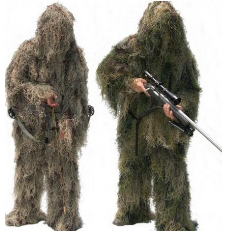 Изображение товара: Камуфляжный охотничий костюм, секретная охотничья одежда, снайперский костюм, невидимая накидка, армейская униформа для страйкбола