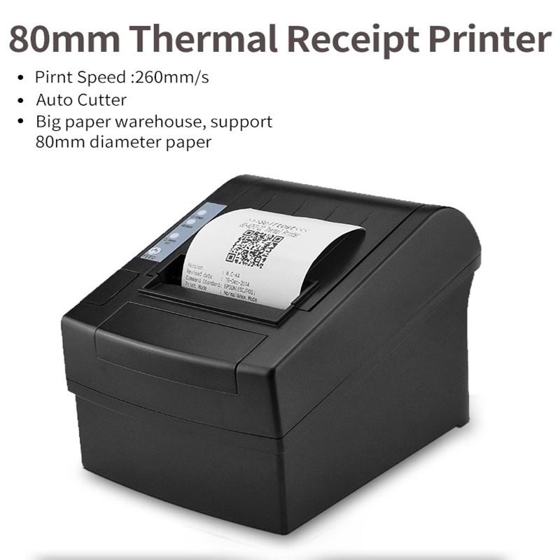 Изображение товара: Чековый принтер Xprinter, 3 дюйма, 80 мм, автоматический, 300 мм/секция