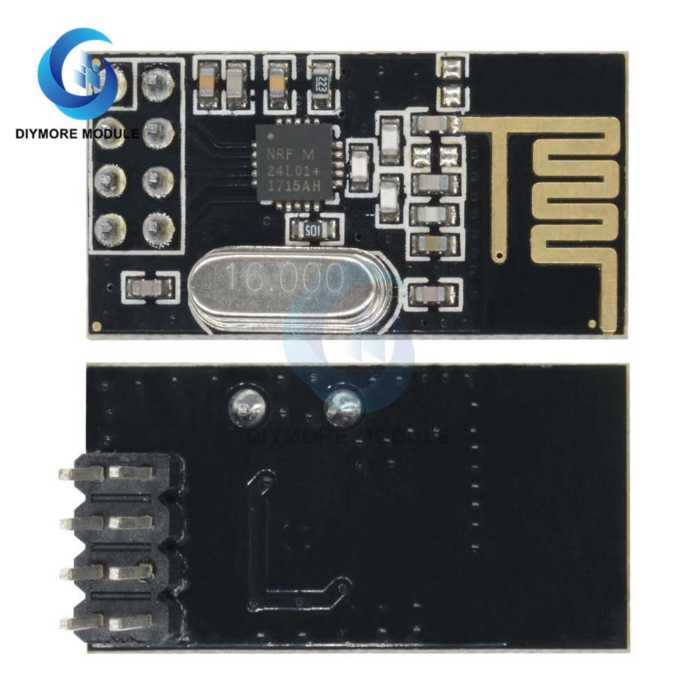 Изображение товара: Модуль беспроводной передачи данных NRF24L01 + 2,4 ГГц, 2,4G, улучшенная версия платы связи NRF24L01 для Arduino