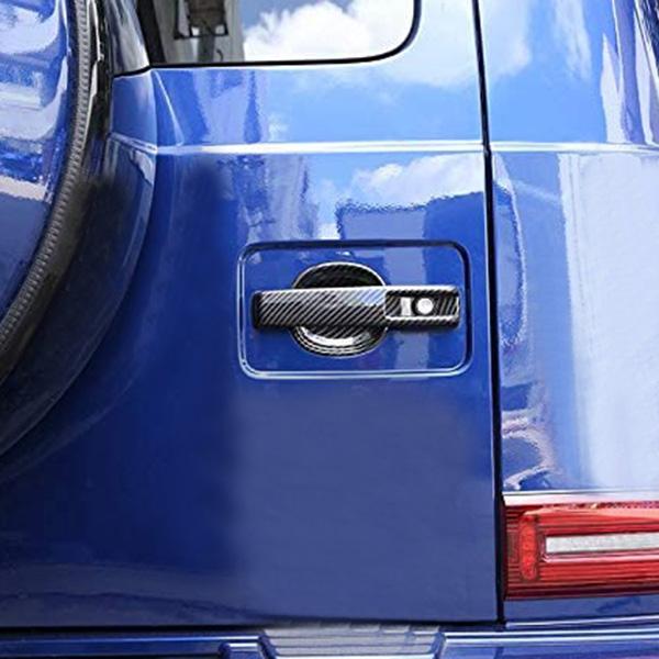 Изображение товара: Автомобильная накладка на дверную ручку из углеродного волокна для Mercedes Benz G Class W463 W464 G65 G55 G63 G500 G550 2019-2020
