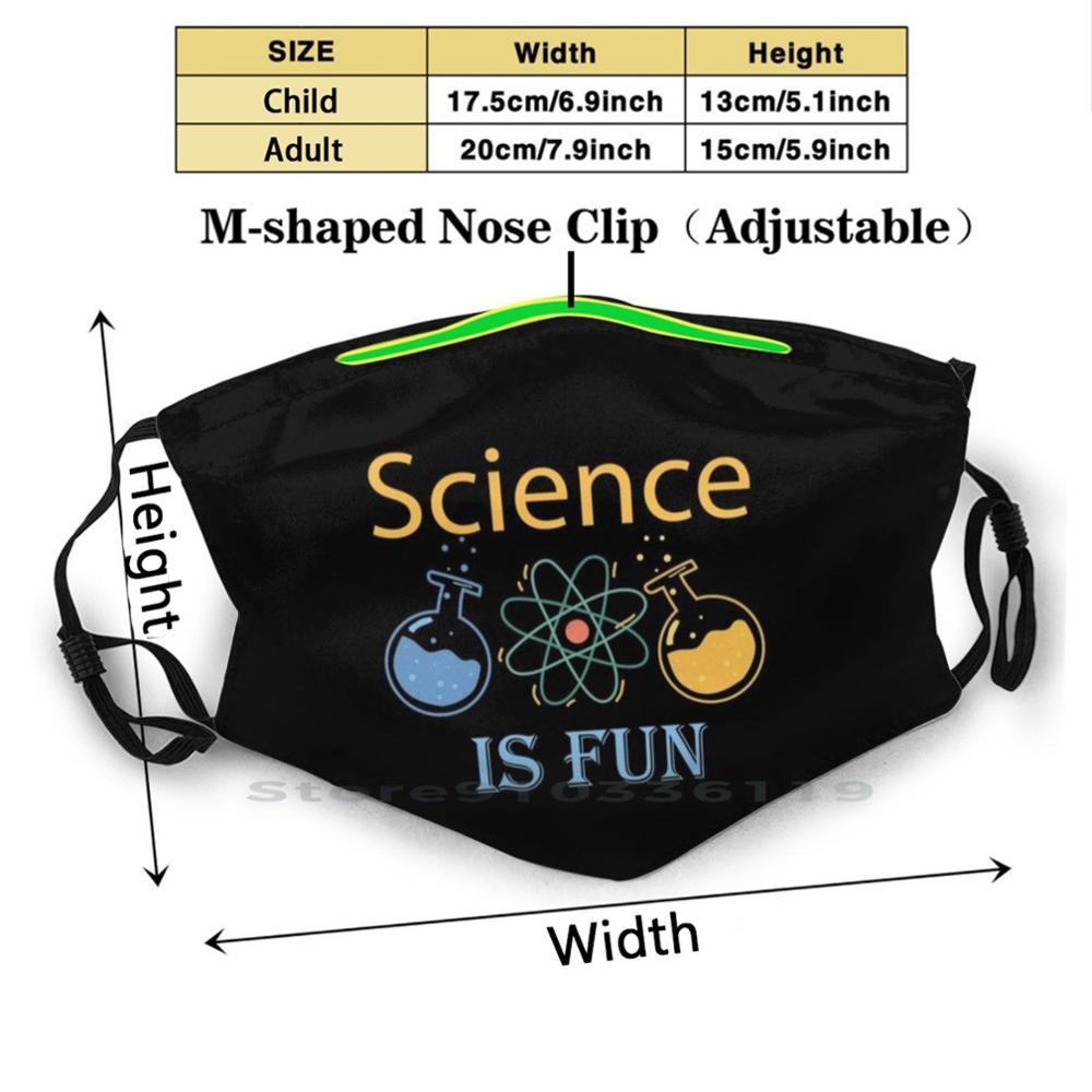 Изображение товара: Science-забавная рубашка. Подарок для любителей науки подарок на день рождения для взрослых детей моющаяся забавная маска для лица с фильтром учёный