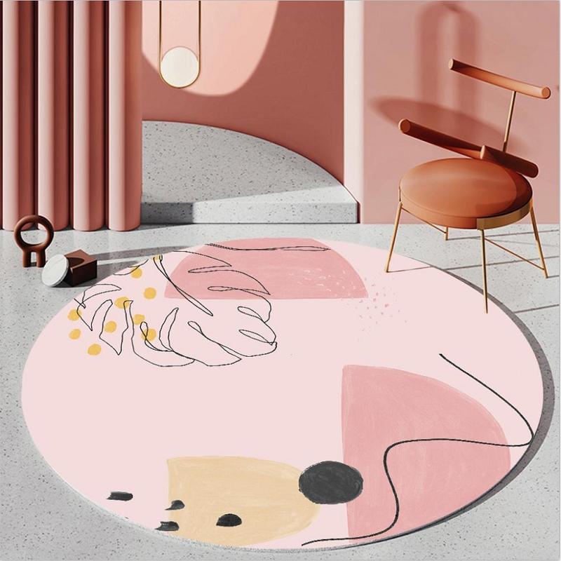 Изображение товара: Ковры Bubble Kiss для гостиной, Геометрическая линия, коврики для украшения дома, прикроватный коврик для спальни под заказ