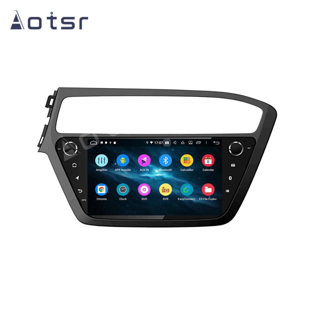 Изображение товара: AOTSR Автомобильный gps navi для Hyundai I20 2018 + Android 10,0 Система Автомобильный GPS навигация Сенсорный экран Восьмиядерный автомобиль радио играть