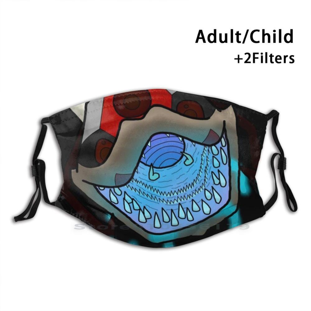 Изображение товара: Маска для лица многоразовая детская с фильтрами, оригинальная маска-кошмар для съемки снов, кошмар, счастливый синий Нео