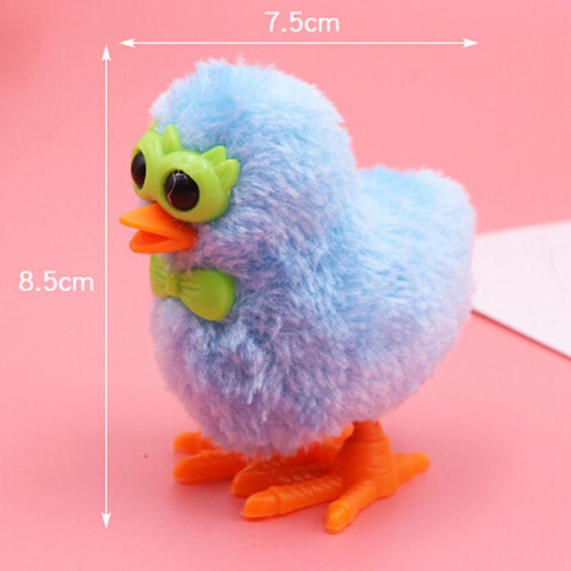 Изображение товара: 1 шт. заводная игрушка-курица, детские плюшевые животные, очки, прыгающая курица, Детская развивающая игрушка
