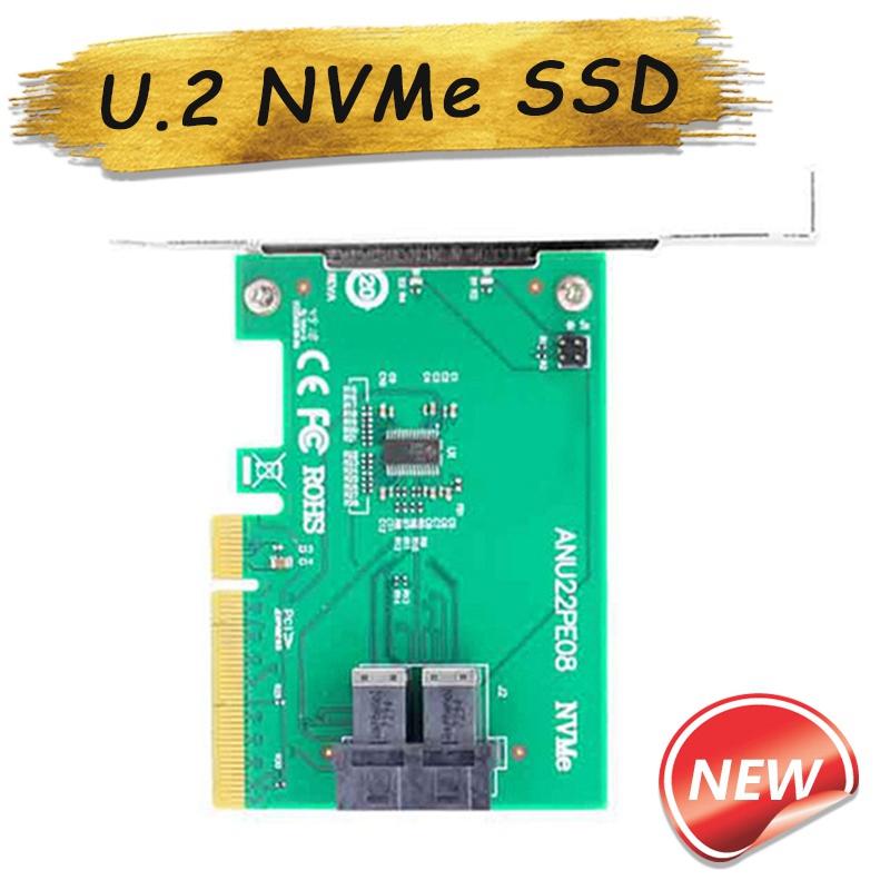 Изображение товара: Двойной порт-адаптер U.2 NVMe SSD SFF8643 к SFF-8639 NVMe U.2 без кабеля PCIe x8