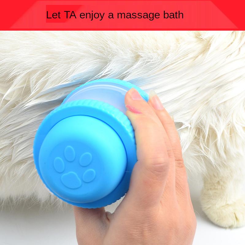 Изображение товара: Щетка для мытья собак и кошек, Многофункциональный силиконовый массажный инструмент для груминга собак и кошек
