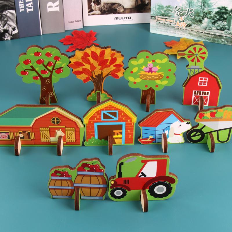 Изображение товара: 3D пазлы, с объемной стереоскопической тематикой, обучающие игрушки для детей, Развивающие деревянные игрушки