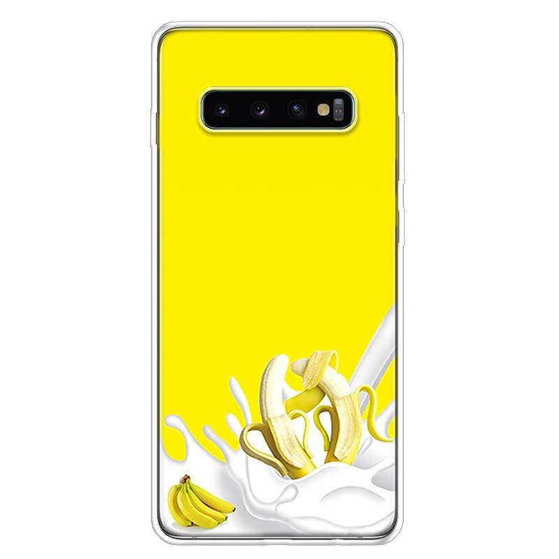 Изображение товара: Мультяшный чехол с пазлом бананового молока для телефона Samsung S22 Plus Galaxy S20 FE S10 Lite S9 S8 S7 Edge S21 Ultra J8 J6 J4 S6, чехол