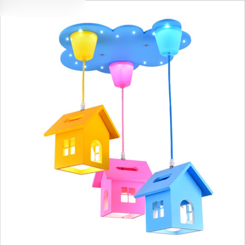 Изображение товара: Светильники для маленьких домов, светильник для спальни, подвесной светильник для детской комнаты, светильник для детской спальни, фотоосвещение, фиксация света