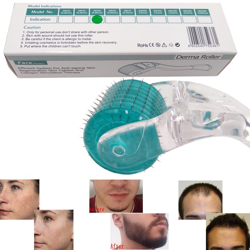 Изображение товара: Мезороллер Дерма ролик DRS 192 микро иглы микроиглы для ухода за кожей лечение выпадения волос гипер пигментация борода повторного роста Mezoroller  0 1 2 3 5 7 0