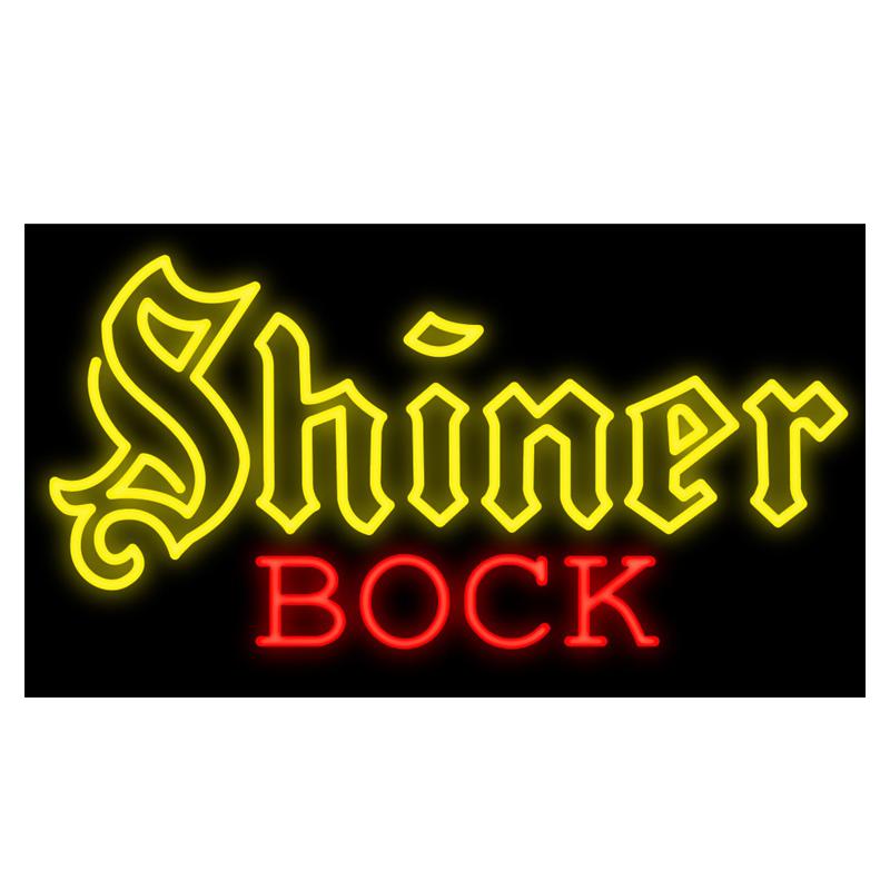 Изображение товара: Пивной светильник Shiner Bock, сделанный на заказ, стеклянная трубка ручной работы, магазин бара, магазин, реклама, эстетическое оформление комнаты, дисплей, неоновая вывеска 19 дюймов x 12 дюймов