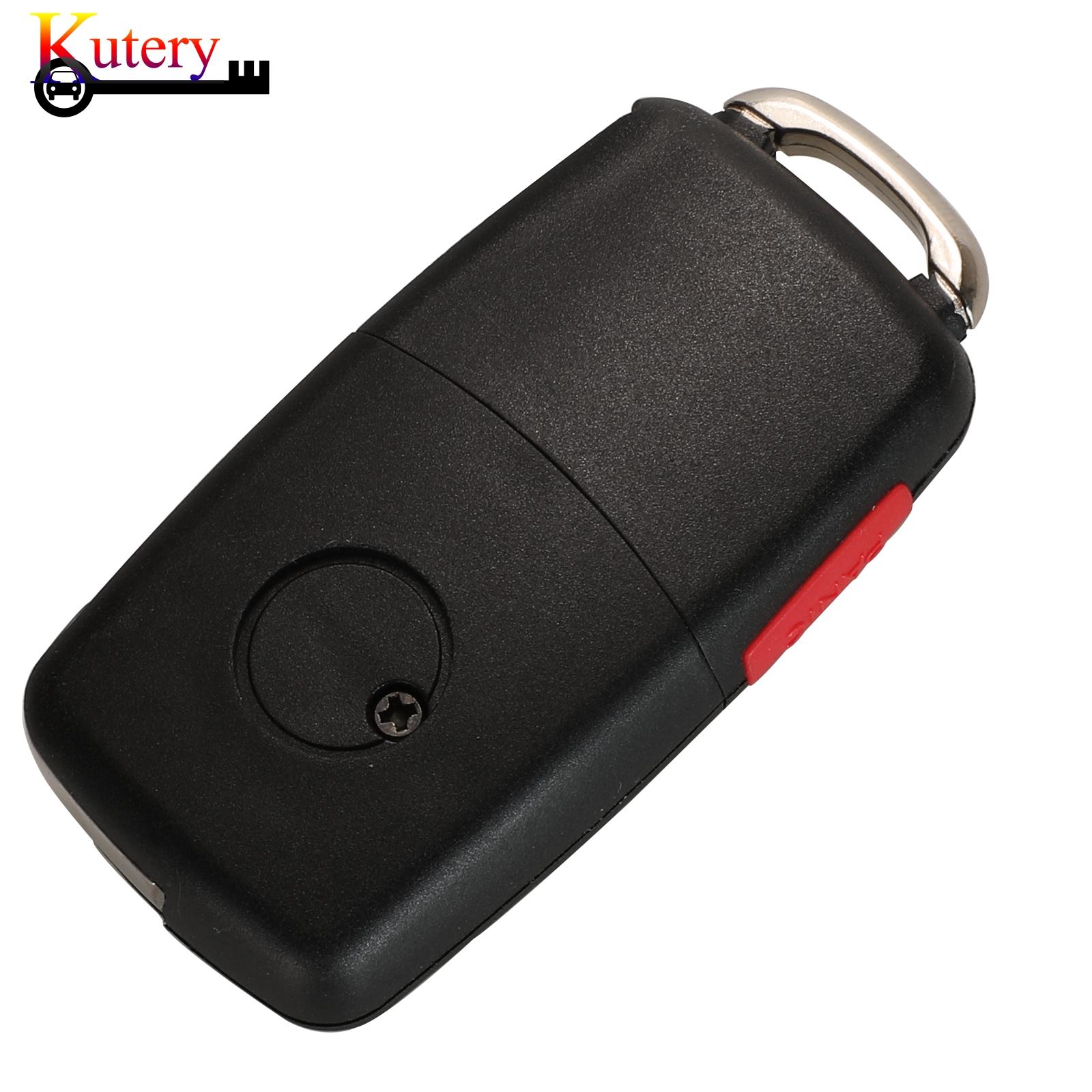 Изображение товара: Kutery Складной автомобильный ключ оболочка для Volkswagen VW Jetta Golf Passat 2 + 1 тремя кнопками электронный чехол с/без лезвия