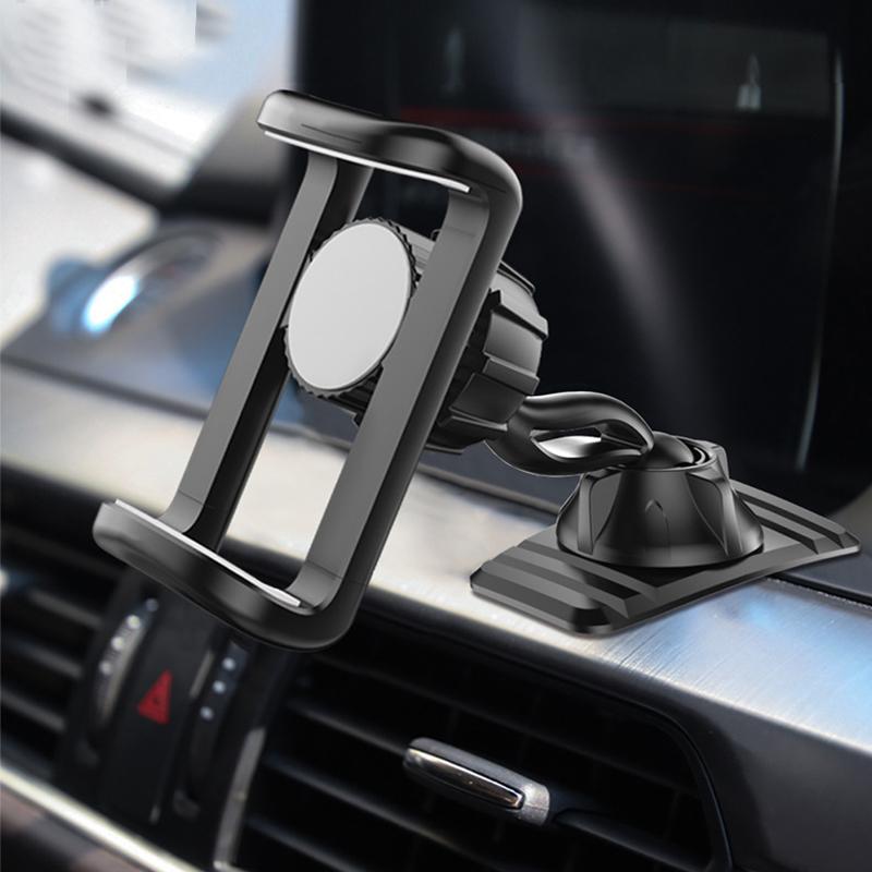 Изображение товара: Автомобильный держатель для телефона на присоске, автомобильный держатель GPS без магнита для iPhone 12 3,5-6,5 дюймов, подставка в автомобиле, крепление-подставка, автомобильное крепление для телефона