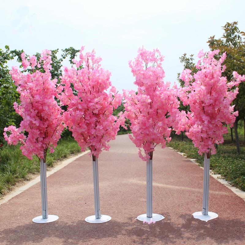 Изображение товара: New wedding props Cherry Blossoms Tree Road Leads Wedding Runner Aisle Column Shopping Malls Opened Door Decoration Stands