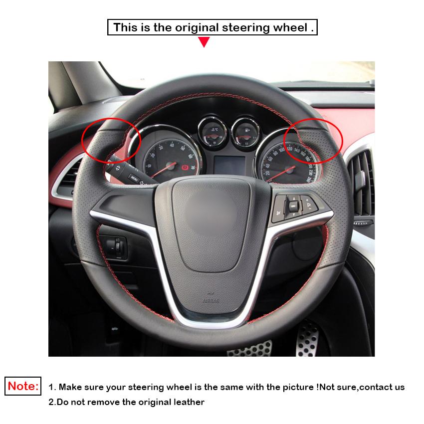 Изображение товара: LQTENLEO, черная искусственная кожа, для Vauxhall Mokka X 2012-2019 Ampera Astra Cascada Meriva Insignia