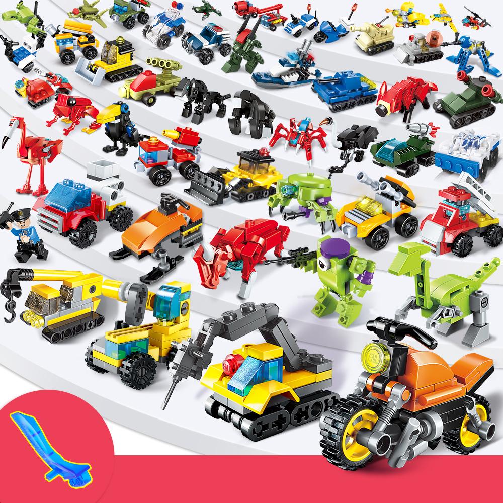 Изображение товара: Мини-игрушки, Детский конструктор для мальчика, самолёт