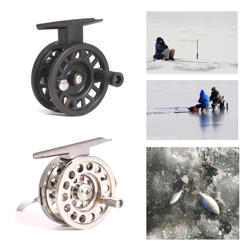 Изображение товара: Зимние рыболовные пластиковые катушки для подледной рыбалки с правой/левой рукой, рыболовные плот-колеса, ледяное рыболовное судно, колесо, вечерний светильник