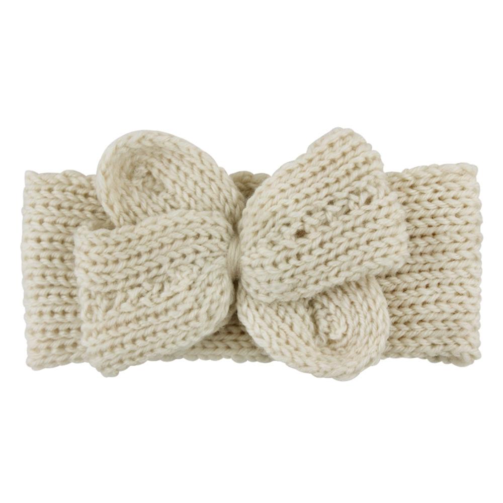 Изображение товара: Yundfly New Winter Warm Baby Girls Knitted Bows Headwrap Newborn Crochet Bowknot Headband Children Hair Accessories