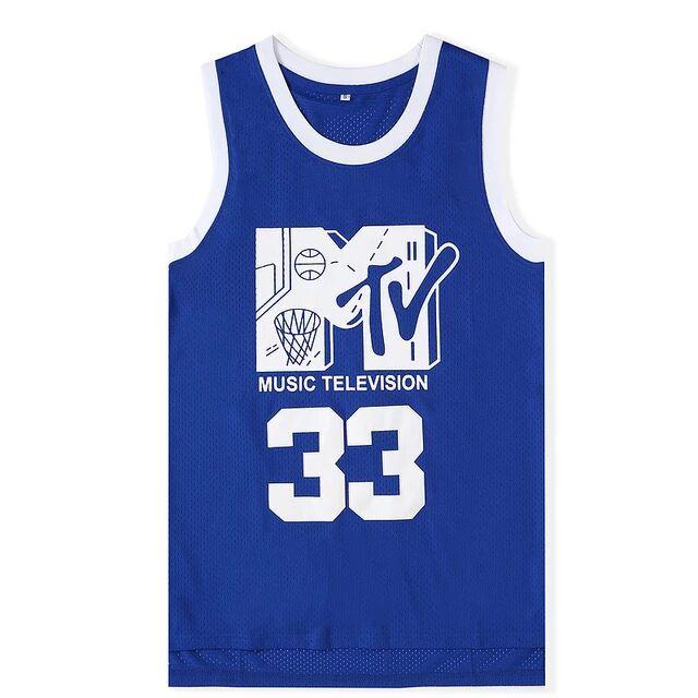 Изображение товара: Униформа для баскетбола Will Smith #33 МТВ музыкальная ТВ, мужская баскетбольная форма