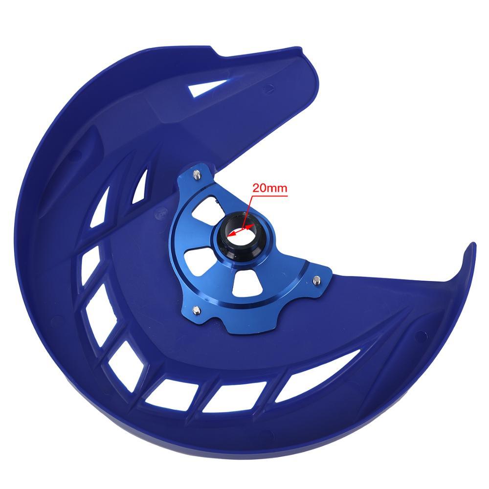 Изображение товара: Передняя защита дискового тормоза мотоцикла, протектор дискового тормоза, пластиковая защита ротора для YAMAHA YZ250FX YZF YZ250F YZ450F 2014 2015