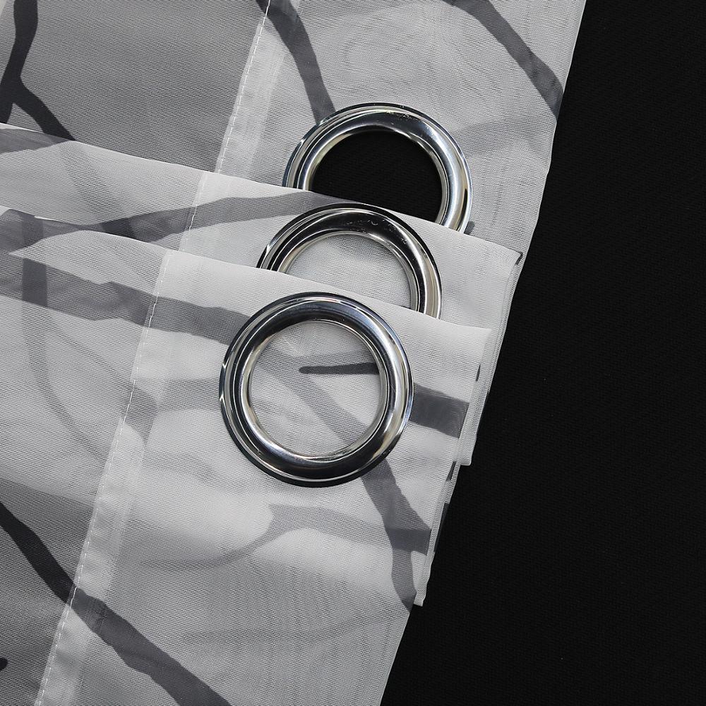 Изображение товара: Занавеска Тюль дверь окно занавеска драпировка панель отвесный шарф Valances полоса для гостиной 1 шт